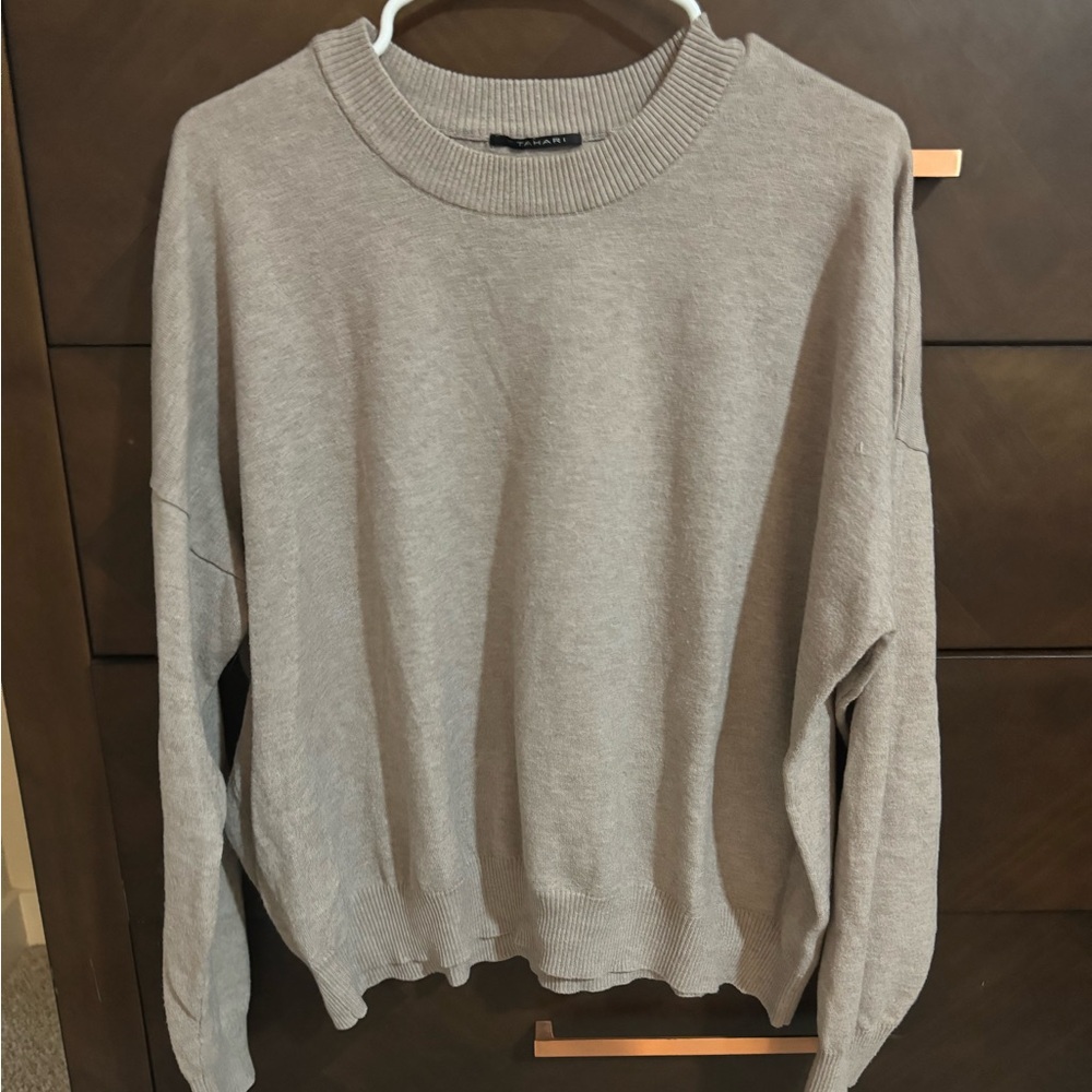 Khaki brown Tahari sweater